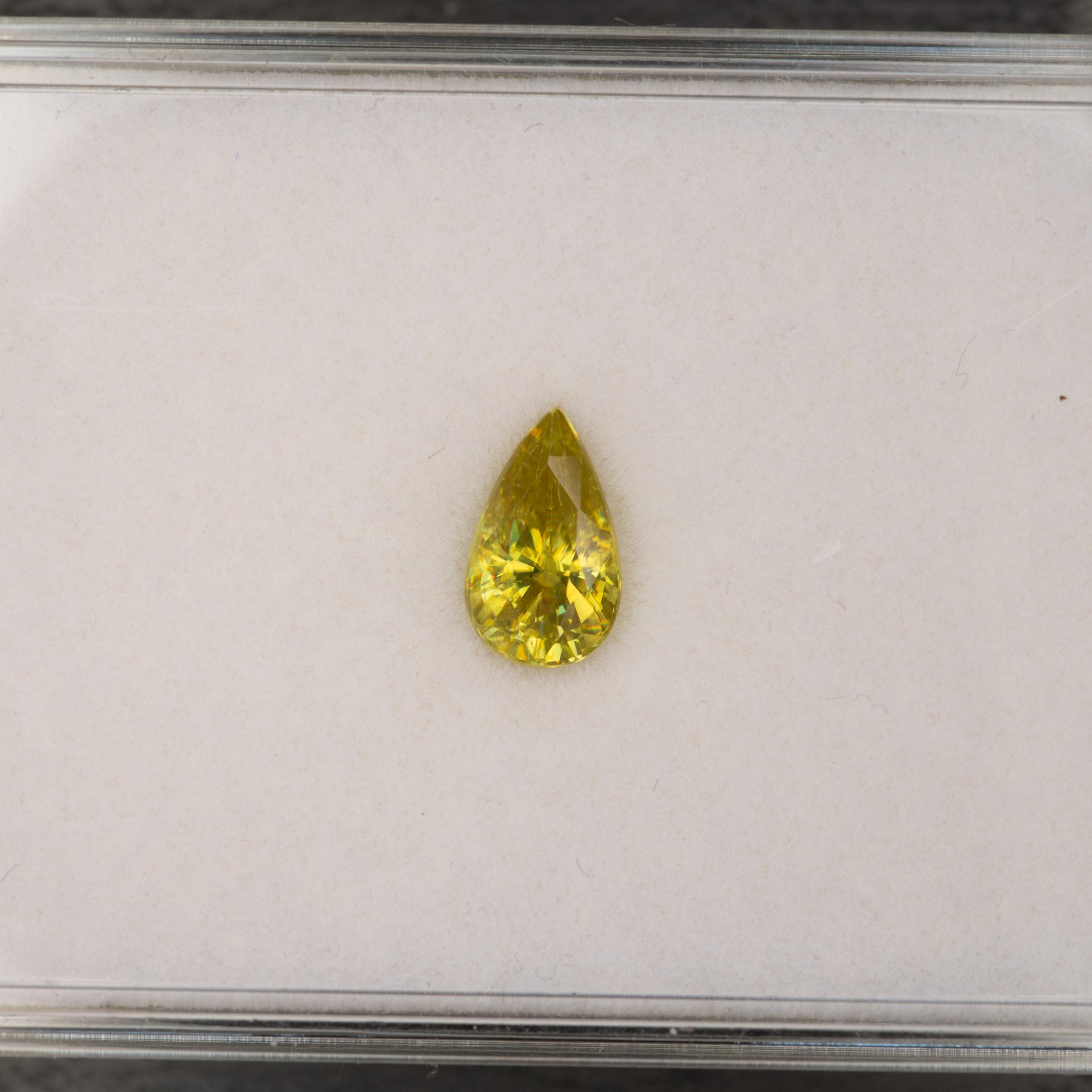 Sphene Pear Loose Gemstone 1.71 Carat