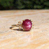 Beautiful Ring Setting W Marquise Diamond Accents in 14k Solid Gold | Oval | Customizable