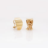 Elysia 14k Solid Gold Estate Hoop Earrings