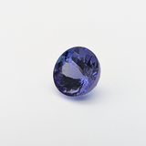 AAA Vivid Blue Tanzanite 2.1 Ct Round Cut 8 mm Natural Loose Gemstone – Fine Collector Tanzanite for Custom Jewelry