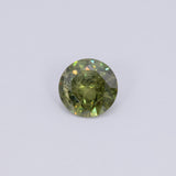2.49 carat GIA certified Green Dragon demantoid garnet, round cut, 8.65x8.59mm loose gemstone
