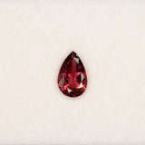 Natural Rubellite Tourmaline 1.50ct Pear 10.4x6.7mm – Heat Treated Loose Gemstone for Ring, Pendant & Jewelry Making – One Stone