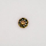 Natural Golden Tourmaline 0.62ct Round 5.5mm – Untreated Loose Gemstone for Ring, Pendant & Jewelry Making – One Stone