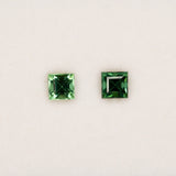 Natural Green Tourmaline 0.57ct Princess 4.4mm – Untreated Loose Gemstone for Ring, Pendant & Jewelry Making – One Stone
