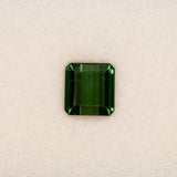 Earth Mined Chrome Tourmaline 3.00ct Asscher 8.8x8.4mm – Untreated Loose Gemstone for Ring, Pendant & Jewelry Making – One Stone