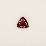 Earth Mined Rubellite Tourmaline 1.08ct Trillion 7.3mm – Untreated Loose Gemstone for Ring, Pendant & Jewelry Making – One Stone