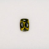 Natural Olive Tourmaline 1.15ct Cushion 7.6x5.5mm – Untreated Loose Gemstone for Ring, Pendant & Jewelry Making – One Stone