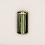 Earth Mined Olive Tourmaline 4.69ct Emerald 14.6x7.5mm – Heat Treated Loose Gemstone for Ring, Pendant & Jewelry Making – One Stone