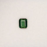 Earth Mined Indicolite Tourmaline 0.84ct Emerald 6.1x5.2mm – Untreated Loose Gemstone for Ring, Pendant & Jewelry Making – One Stone
