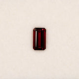 Natural Red Tourmaline 1.26ct Emerald 8.5x4.9mm – Untreated Loose Gemstone for Ring, Pendant & Jewelry Making – One Stone
