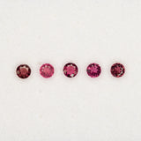 Natural Pink Tourmaline 0.11ct Round 3mm – Untreated Loose Gemstone for Ring, Pendant & Jewelry Making – One Stone