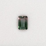 Earth Mined Bi-Color Tourmaline 1.55ct Emerald 8.9x6mm – Untreated Loose Gemstone for Ring, Pendant & Jewelry Making – One Stone