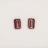 Natural Pink Tourmaline 0.72ct Emerald 6.3x4.3mm – Untreated Loose Gemstone for Ring, Pendant & Jewelry Making – One Stone