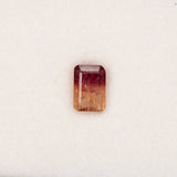 Earth Mined Bi-Color Tourmaline 1.40ct Emerald 7.8x5.4mm – Untreated Loose Gemstone for Ring, Pendant & Jewelry Making – One Stone