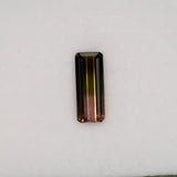 Earth Mined Bi-Color Tourmaline 1.62ct Emerald 11.8x4.7mm – Untreated Loose Gemstone for Ring, Pendant & Jewelry Making – One Stone