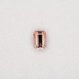 Earth Mined Bi-Color Tourmaline 1.07ct Emerald 6.8x4.8mm – Untreated Loose Gemstone for Ring, Pendant & Jewelry Making – One Stone