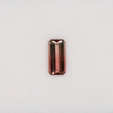Earth Mined Bi-Color Tourmaline 1.17ct Emerald 9.3x4.6mm – Untreated Loose Gemstone for Ring, Pendant & Jewelry Making – One Stone