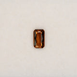 Earth Mined Chocolate Tourmaline 0.68ct Emerald 7.2x4.2mm – Heat Treated Loose Gemstone for Ring, Pendant & Jewelry Making – One Stone