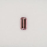 Natural Pink Tourmaline 0.87ct Emerald 7.7x3.9mm – Untreated Loose Gemstone for Ring, Pendant & Jewelry Making – One Stone