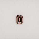 Natural Pink Tourmaline 1.04ct Emerald 6.4x5.2mm – Untreated Loose Gemstone for Ring, Pendant & Jewelry Making – One Stone