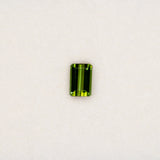 Natural Indicolite Tourmaline 0.65ct Emerald 6x4.1mm – Untreated Loose Gemstone for Ring, Pendant & Jewelry Making – One Stone
