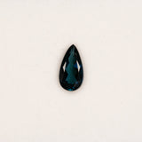 Natural Indicolite Tourmaline 0.97ct Pear 9.7x5.1mm – Untreated Loose Gemstone for Ring, Pendant & Jewelry Making – One Stone