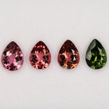 Natural Tourmaline 1.09ct Pear 8x6mm – Untreated Loose Gemstone for Ring, Pendant & Jewelry Making – One Stone