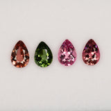 Natural Tourmaline 0.67ct Pear 7x5mm – Untreated Loose Gemstone for Ring, Pendant & Jewelry Making – One Stone