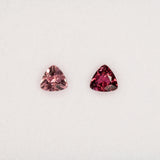 Natural Pink Tourmaline 0.41ct Trillion 5mm – Untreated Loose Gemstone for Ring, Pendant & Jewelry Making – One Stone