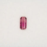 Earth Mined Bi-Color Tourmaline 0.75ct Emerald 8.1x4.1mm – Untreated Loose Gemstone for Ring, Pendant & Jewelry Making – One Stone