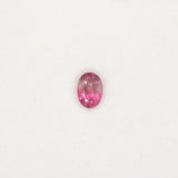 Earth Mined Bi-Color Tourmaline 0.57ct Oval 6.2x4.4mm – Untreated Loose Gemstone for Ring, Pendant & Jewelry Making – One Stone