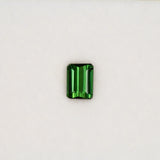 Natural Chrome Tourmaline 1.11ct Emerald 6.8x5.1mm – Heat Treated Loose Gemstone for Ring, Pendant & Jewelry Making – One Stone