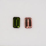 Earth Mined Tourmaline 0.94ct Emerald 7x4.7mm – Untreated Loose Gemstone for Ring, Pendant & Jewelry Making – One Stone