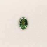 Natural Indicolite Tourmaline 0.89ct Oval 7.8x5.7mm – Untreated Loose Gemstone for Ring, Pendant & Jewelry Making – One Stone