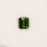 Natural Indicolite Tourmaline 1.77ct Emerald 6.6x6.3mm – Untreated Loose Gemstone for Ring, Pendant & Jewelry Making – One Stone