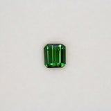 Natural Chrome Tourmaline 1.02ct Emerald 6.3x5.8mm – Heat Treated Loose Gemstone for Ring, Pendant & Jewelry Making – One Stone