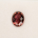 Natural Pink Tourmaline 4.32ct Oval 11.43x9.25mm – Heat Treated Loose Gemstone for Ring, Pendant & Jewelry Making – One Stone