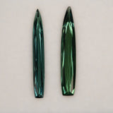 Earth Mined Indicolite Tourmaline 1.37ct Pear 22.9x2.9mm – Untreated Loose Gemstone for Ring, Pendant & Jewelry Making – One Stone