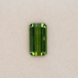 Earth Mined Indicolite Tourmaline 3.78ct Emerald 12.03x6.55mm – Heat Treated Loose Gemstone for Ring, Pendant & Jewelry Making – One Stone