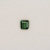 Natural Indicolite Tourmaline 0.76ct Emerald 5.1x4.8mm – Untreated Loose Gemstone for Ring, Pendant & Jewelry Making – One Stone
