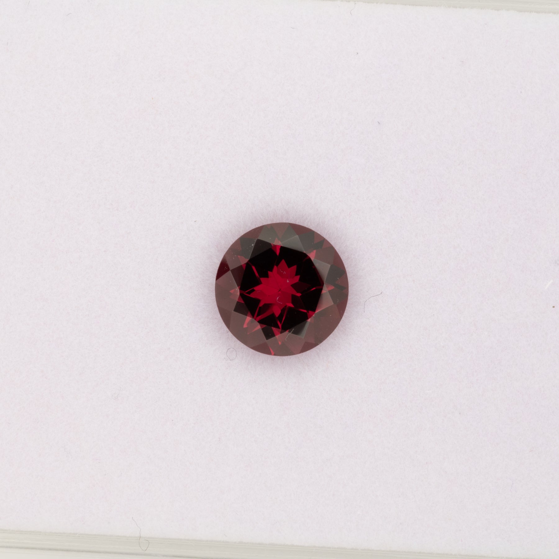 2.36ct Purple Garnet round 8.3mm loose purple gemstone