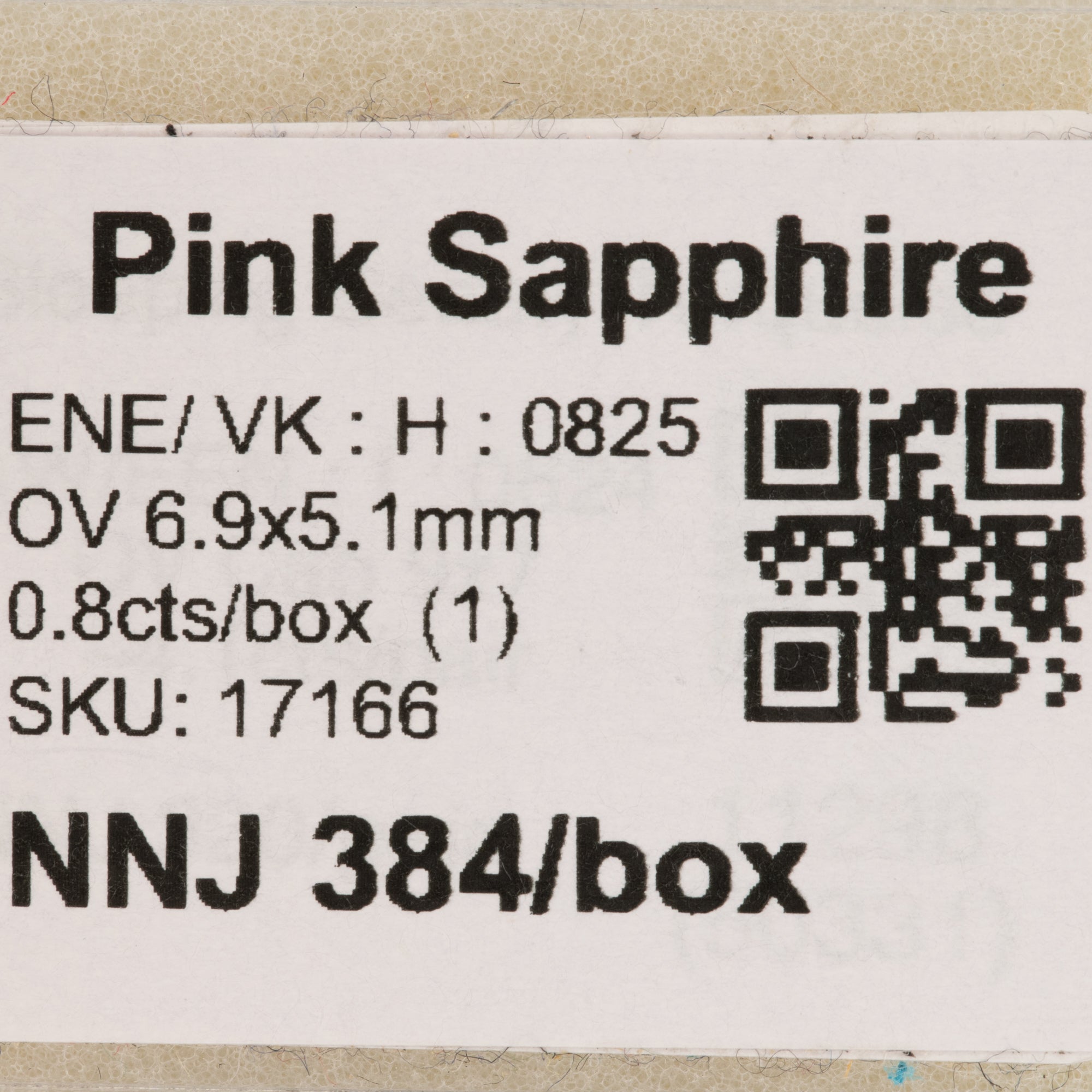 0.8 carat natural pink sapphire oval 6.9x5.1mm loose gemstone – view 2
