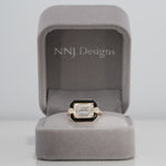 14K Yellow Gold Lab Grown Diamond Ring