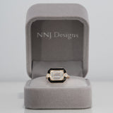14K Yellow Gold Lab Grown Diamond Ring