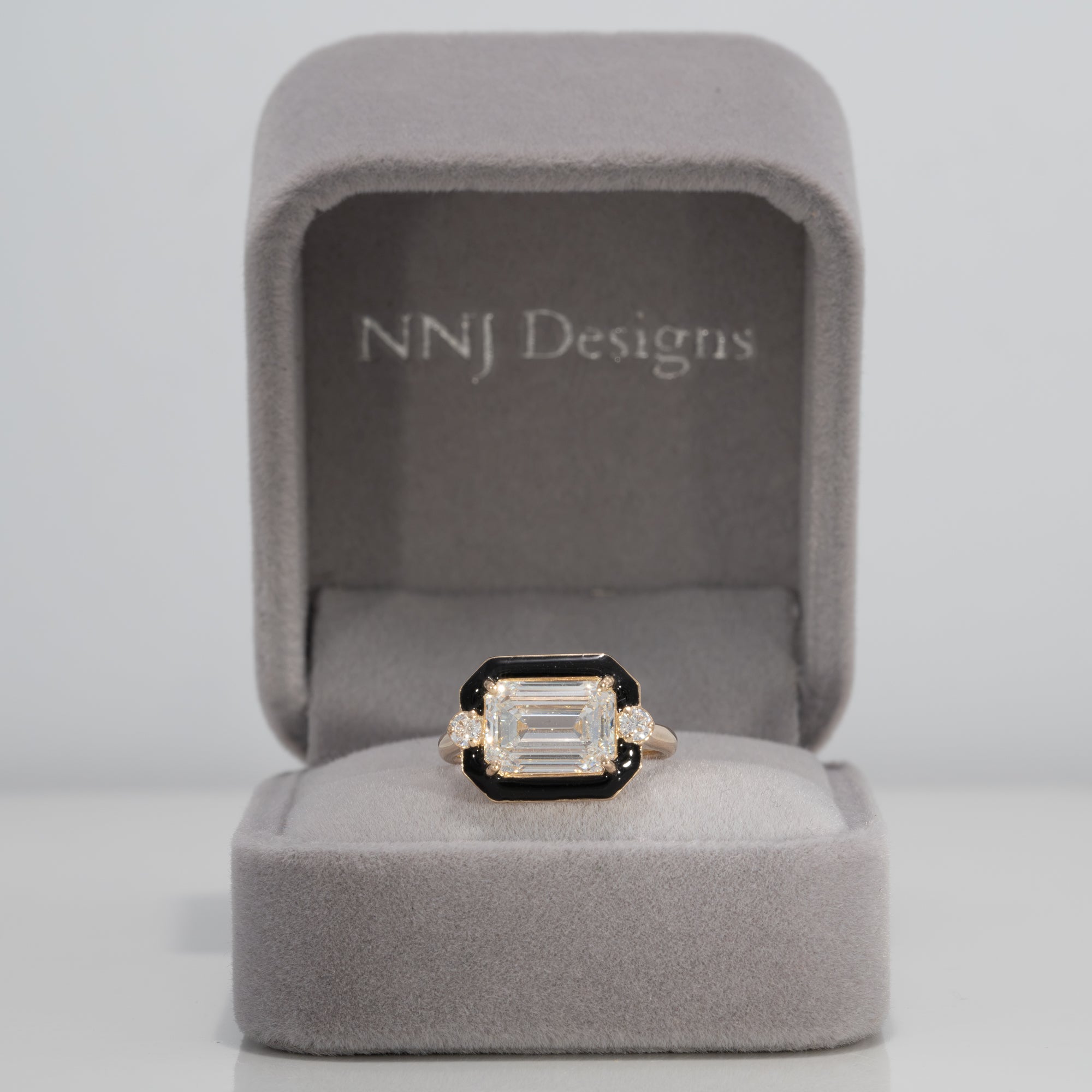 14K Yellow Gold Lab Grown Diamond Ring