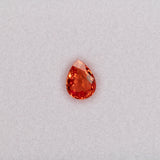 1.09 carat natural padparadscha sapphire, pear 7.7x5.7mm pink-orange loose gemstone