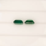 1.35ct zambian emerald emerald cut 8x6mm loose green gemstone