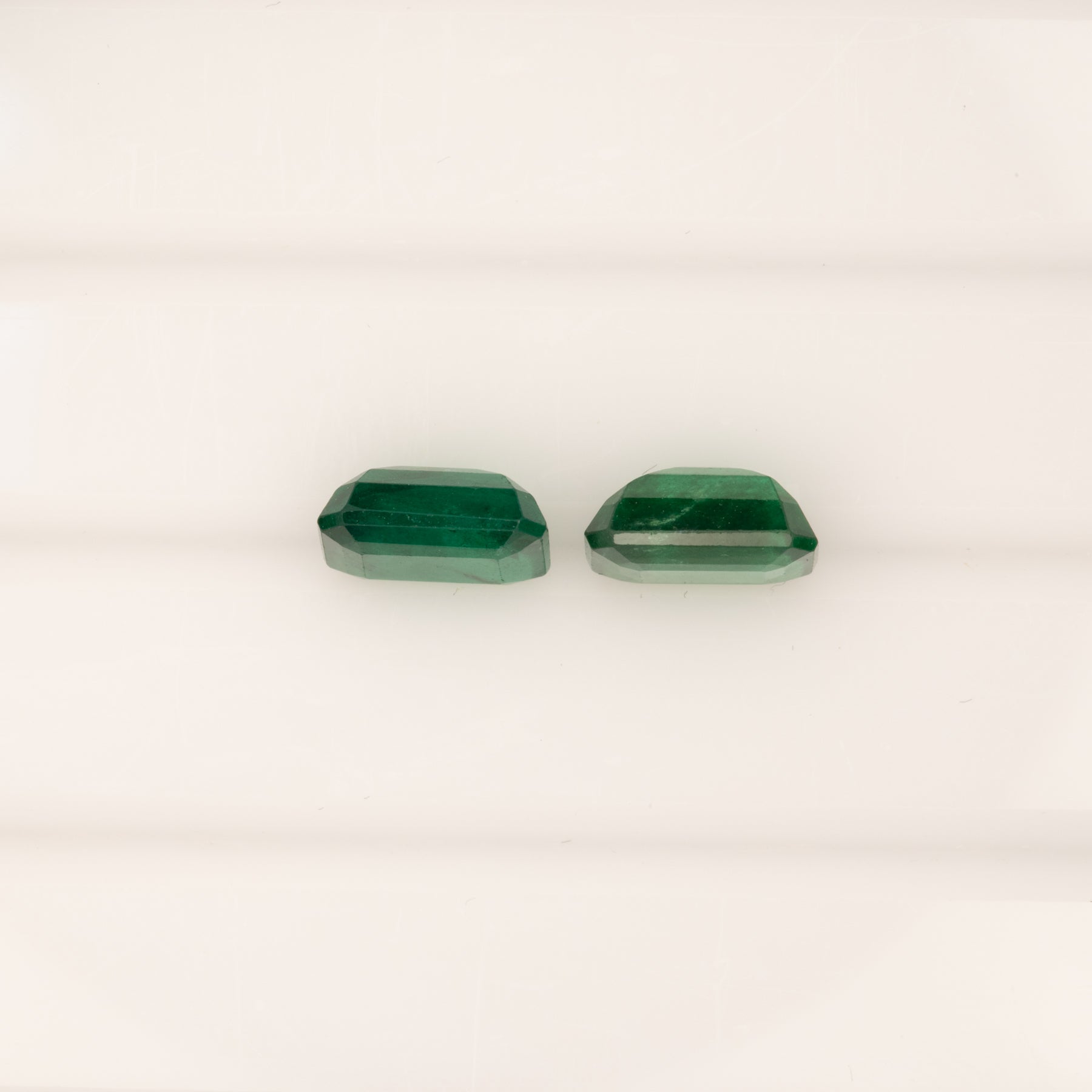 1.35ct zambian emerald emerald cut 8x6mm loose green gemstone