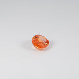 1.36 carat natural Ceylon padparadscha sapphire oval 7.6x5.8mm loose gemstone – view 2