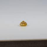 1.28 carat natural yellow sapphire cushion 6mm loose gemstone – view 5